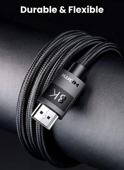 UGREEN HD150 HD 8K@60Hz 4K@120Hz HDMI Cable - Black - 1M  for sale in Egypt from Games2Egypt