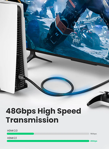 UGREEN HD150 HD 8K@60Hz 4K@120Hz HDMI Cable - Black - 1M  for sale in Egypt from Games2Egypt