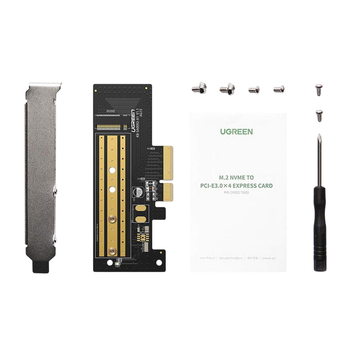 يوجرين CM302 بطاقة توسعة M.2 NVMe إلى PCIe 3.0 ×4  للبيع في مصر من خلال Games2Egypt