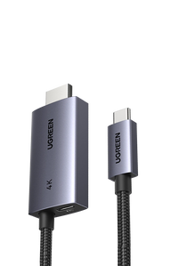 UGREEN CM675 USB-C to HDMI 4K 60Hz 100W Cable - 2M -  for sale in Egypt from Games2Egypt