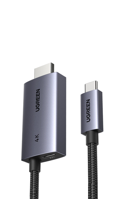 يوجرين CM675 كابل USB-C إلى HDMI بدقة 4K 60Hz قوة 100 واط – 2 متر  للبيع في مصر من خلال Games2Egypt