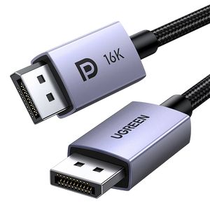 يوجرين DP118 كابل DisplayPort 2.0 مجدول بدقة 16K – 1 متر  للبيع في مصر من خلال Games2Egypt