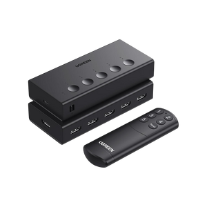 UGREEN CM568 HDMI Switch 5 in 1 Out 4K 60Hz with Remote - Black  for sale in Egypt from Games2Egypt