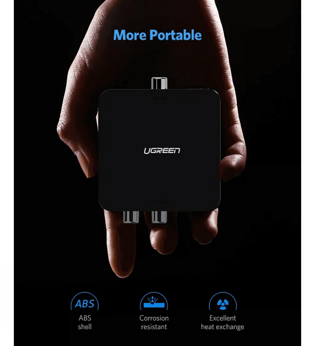 UGREEN Digital To Analog Audio Converter - Black  for sale in Egypt from Games2Egypt