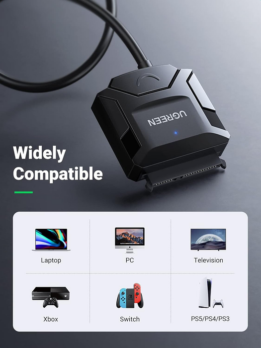 UGREEN CR108 USB 3.0 to SATA Converter  for sale in Egypt from Games2Egypt