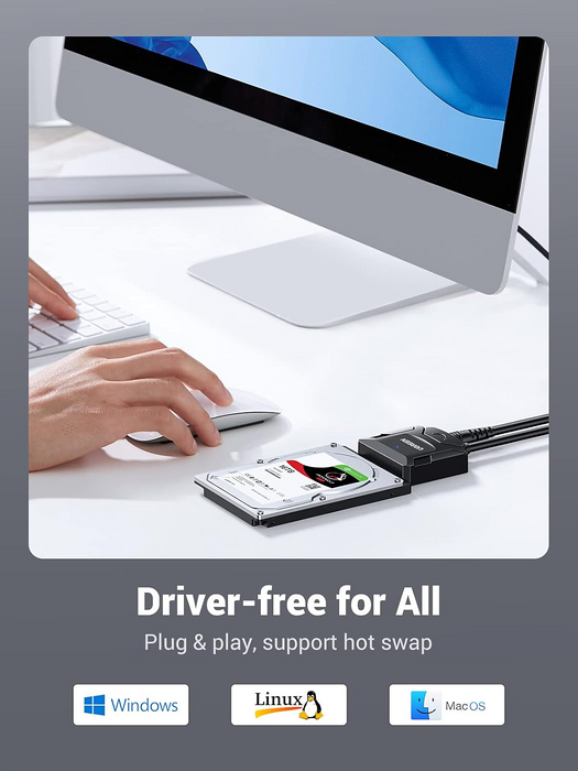 UGREEN CR108 USB 3.0 to SATA Converter  for sale in Egypt from Games2Egypt