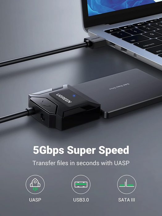 UGREEN CR108 USB 3.0 to SATA Converter  for sale in Egypt from Games2Egypt