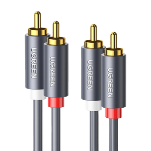UGREEN AV104 2RCA Male to 2RCA Male Cable - 2M  for sale in Egypt from Games2Egypt