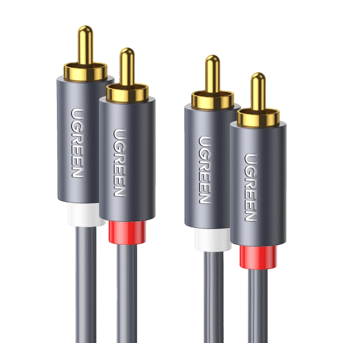 UGREEN AV104 2RCA Male to 2RCA Male Cable - 2M  for sale in Egypt from Games2Egypt