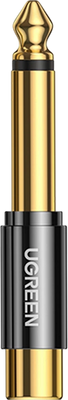 UGREEN AV169 6.35mm jack adapter Male to RCA Female