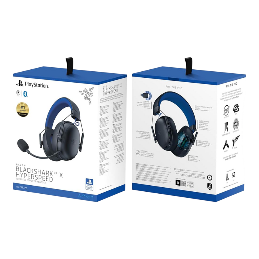 Razer BlackShark V3 X Hyperspeed Headset for PlayStation & PC - Black – image 9