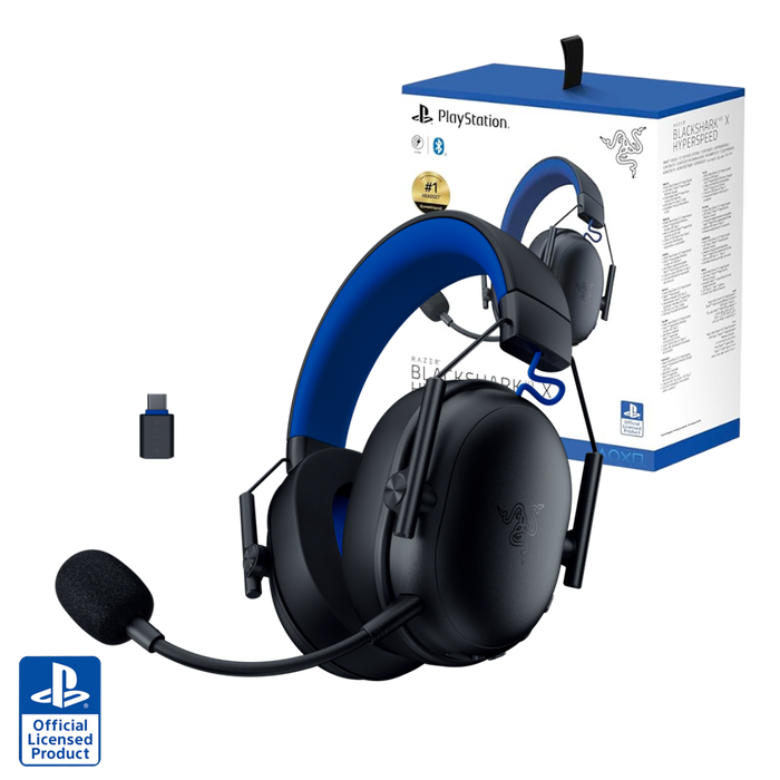 Razer BlackShark V3 X Hyperspeed Headset for PlayStation & PC - Black  for sale in Egypt from Games2Egypt