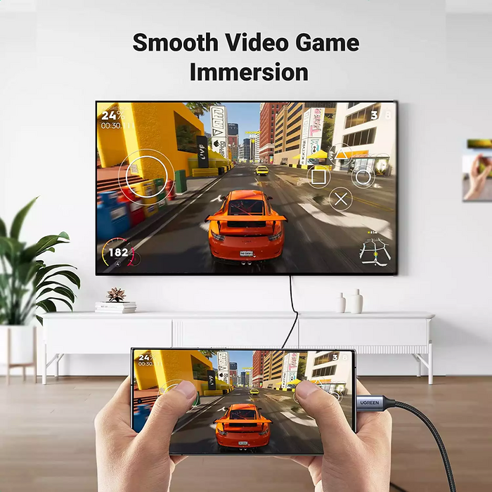 UGREEN MM142 HDMI cable To USB Type C 4K 60Hz - 1.5M   for sale in Egypt from Games2Egypt