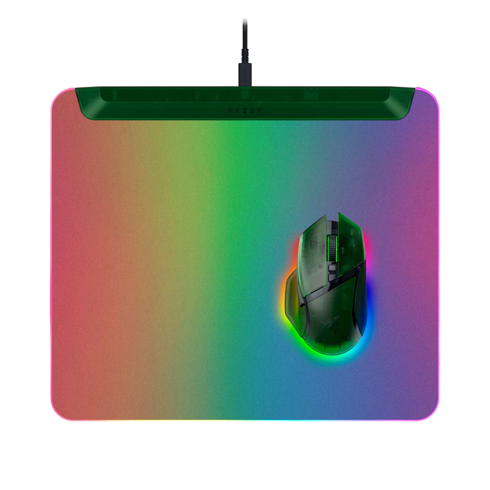 Razer Firefly V2 Pro - LED Backlit Gaming Mouse Mat - Phantom Green  for sale in Egypt from Games2Egypt