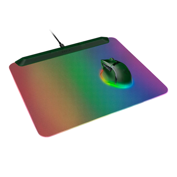 Razer Firefly V2 Pro - LED Backlit Gaming Mouse Mat - Phantom Green  for sale in Egypt from Games2Egypt