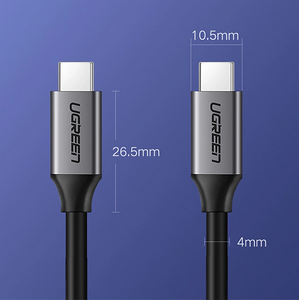يوجرين US161 كابل USB-C 3.1 ذكر إلى USB-C 3.1 ذكر – بطول 1.5 متر  للبيع في مصر من خلال Games2Egypt