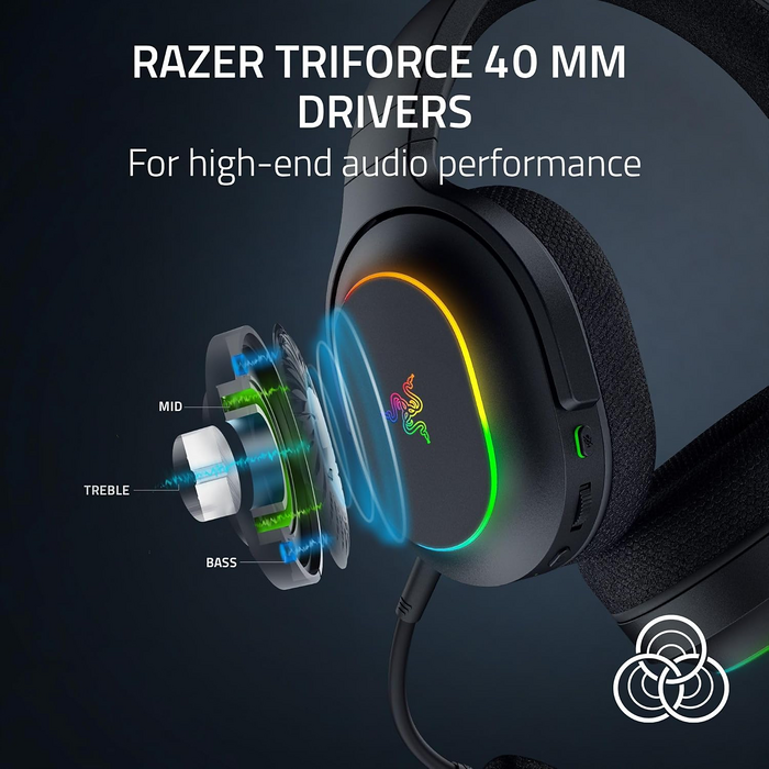 Razer Barracuda X Chroma Gaming Headset - Black  for sale in Egypt from Games2Egypt