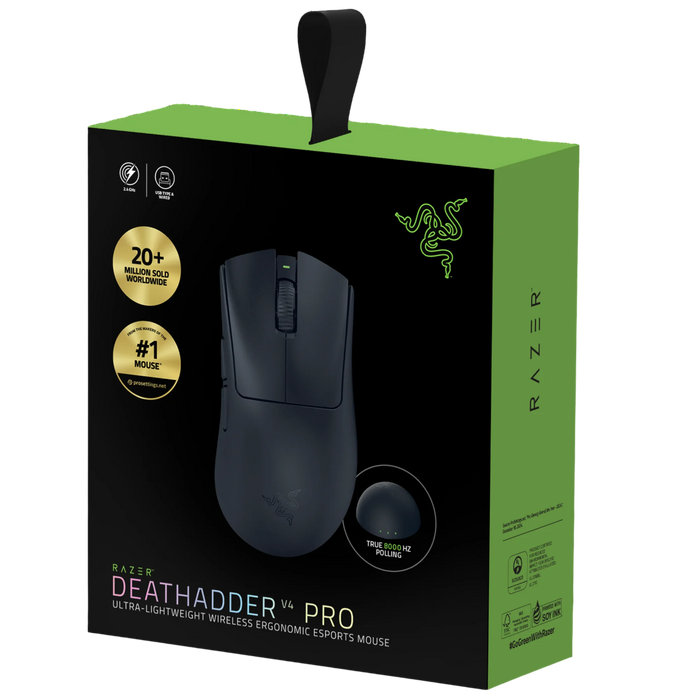 Razer DeathAdder V4 Pro Wireless Esports Gaming Mouse - Black  for sale in Egypt from Games2Egypt