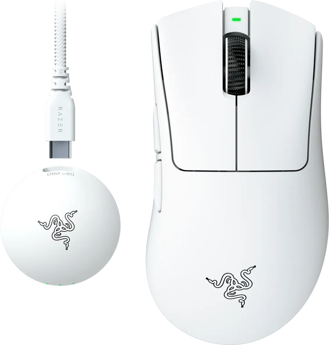 Razer DeathAdder V4 Pro Wireless Esports Gaming Mouse - White  for sale in Egypt from Games2Egypt