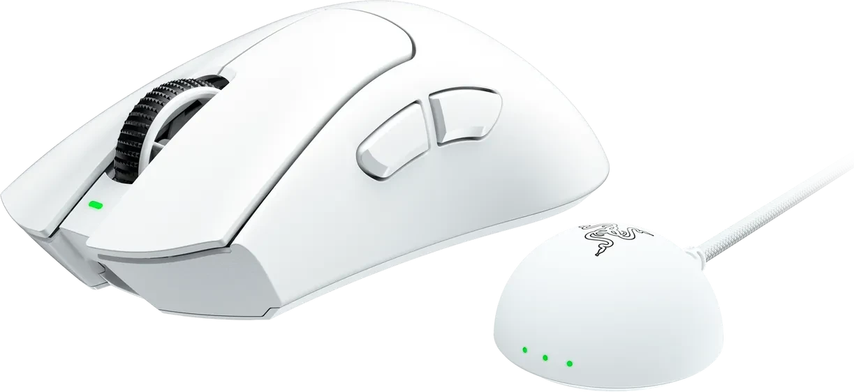 Razer DeathAdder V4 Pro Wireless Esports Gaming Mouse - White  for sale in Egypt from Games2Egypt