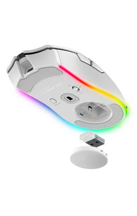 Razer Cobra Pro - Customizable Wireless RGB Gaming Mouse - White  for sale in Egypt from Games2Egypt