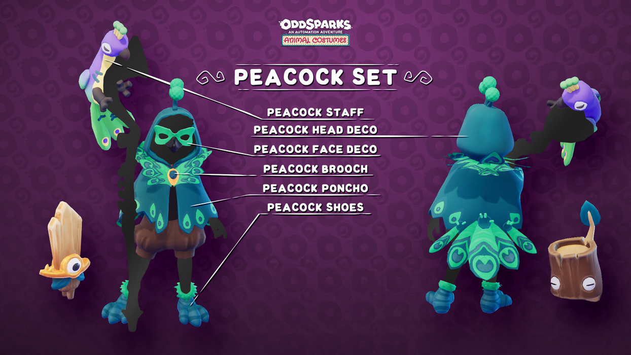 Oddsparks: An Automation Adventure - Tailor's Animal Costumes Pack  للبيع في مصر من خلال Games2Egypt
