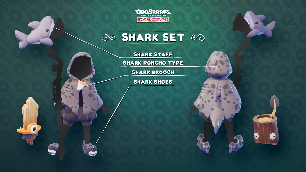 Oddsparks: An Automation Adventure - Tailor's Animal Costumes Pack  للبيع في مصر من خلال Games2Egypt