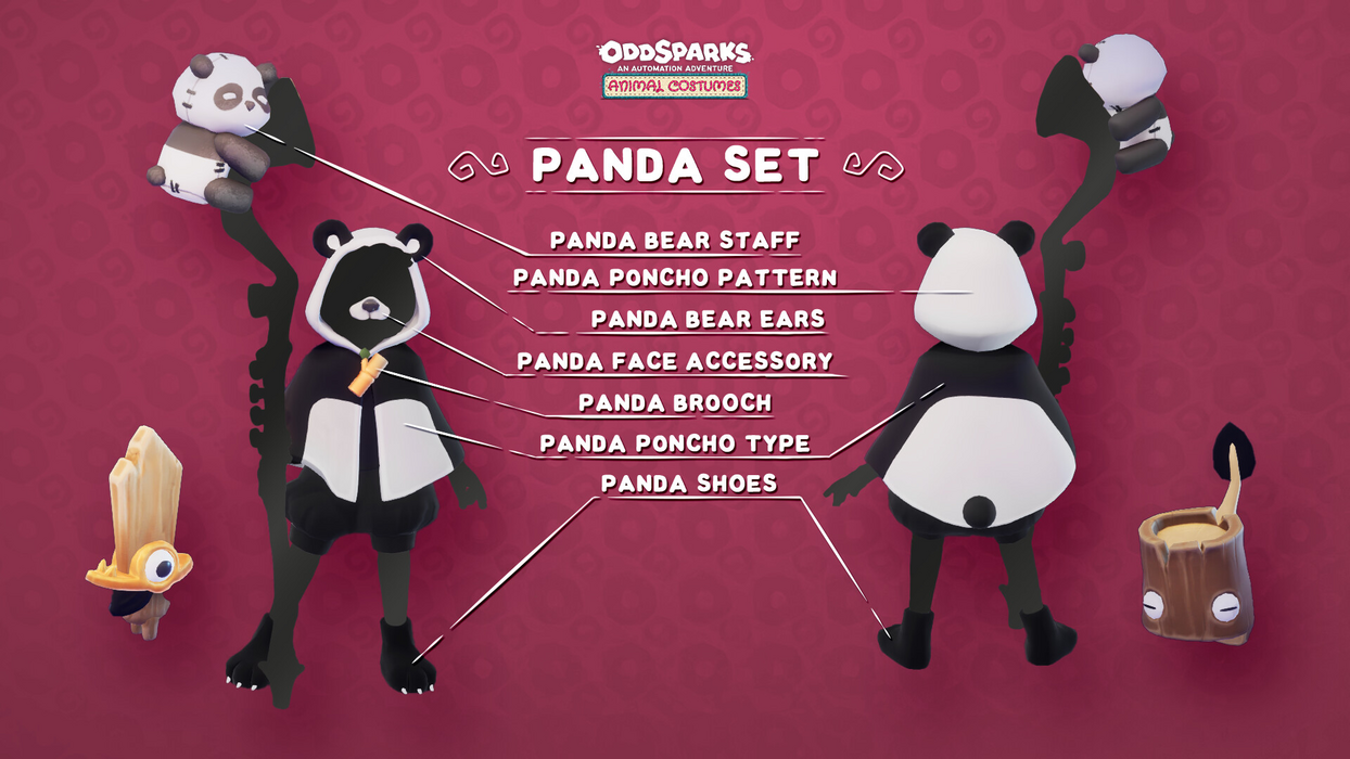 Oddsparks: An Automation Adventure - Tailor's Animal Costumes Pack  للبيع في مصر من خلال Games2Egypt