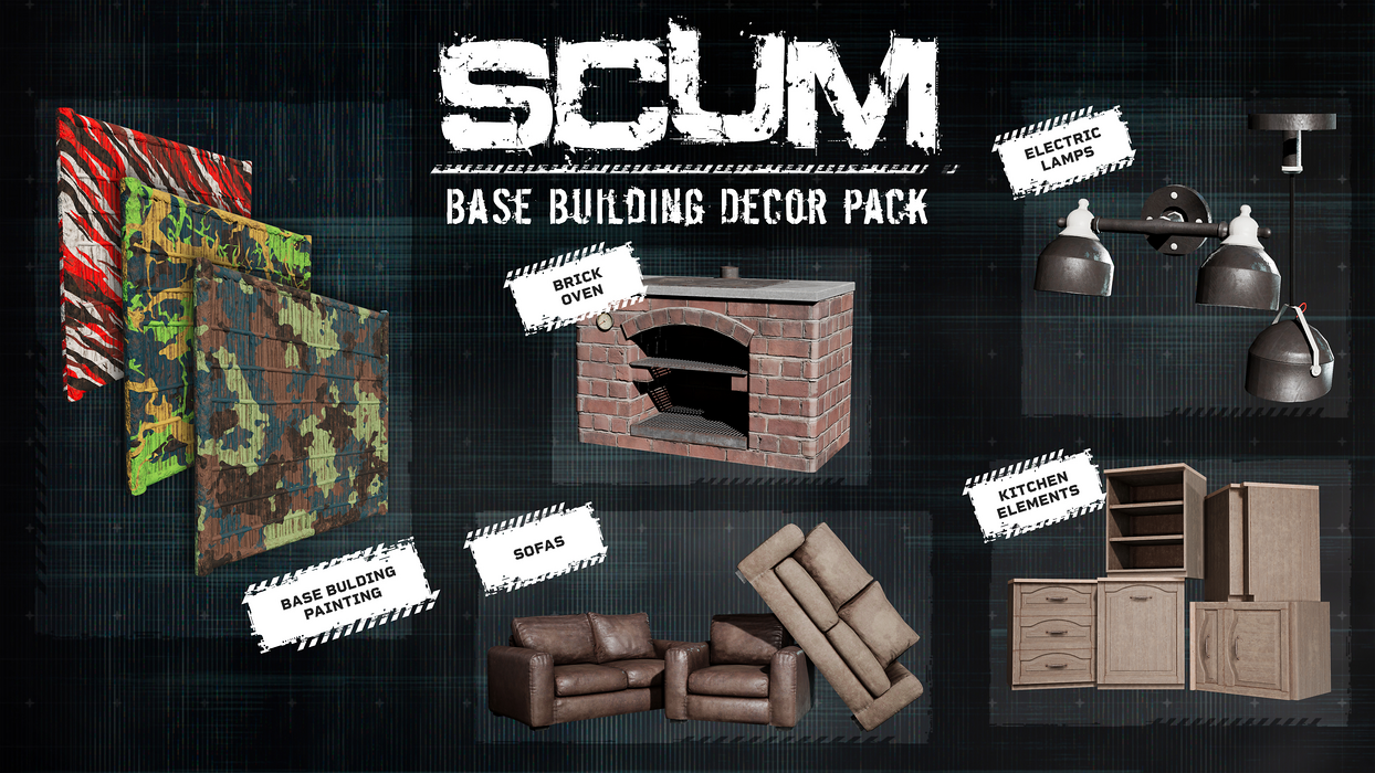 SCUM Base Building Decor Pack  للبيع في مصر من خلال Games2Egypt