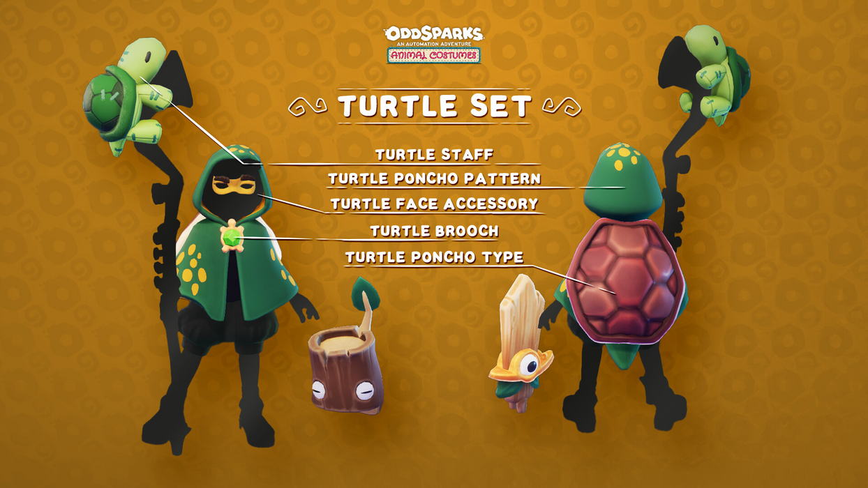 Oddsparks: An Automation Adventure - Tailor's Animal Costumes Pack  للبيع في مصر من خلال Games2Egypt