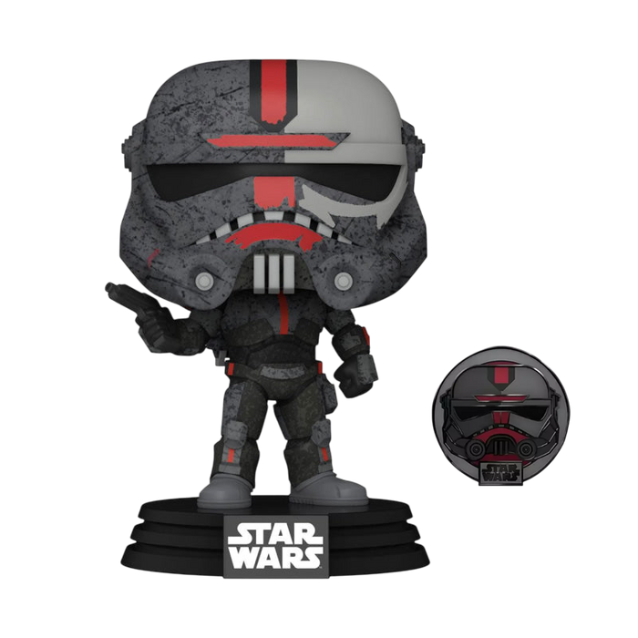 Funko Pop! Star Wars: - Hunter (Kamino) with Enamel Pin - #446  for sale in Egypt from Games2Egypt