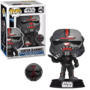 Funko Pop! Star Wars: - Hunter (Kamino) with Enamel Pin - #446  for sale in Egypt from Games2Egypt
