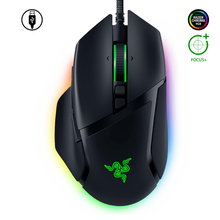 Razer Basilisk V3 35K RGB wired Gaming Mouse - Black  for sale in Egypt from Games2Egypt