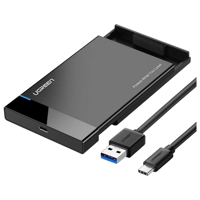 يوجرين US221 حاوية هارد 2.5 بوصة – USB 3.1، ساتا III بسرعة 6Gb/s  للبيع في مصر من خلال Games2Egypt