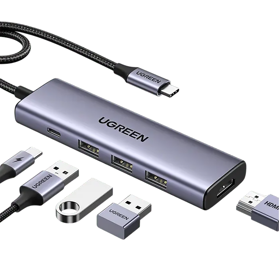 UGREEN CM511 USB-C Hub 5-in-1 Multiport Adapter with 4K HDMI – image 2