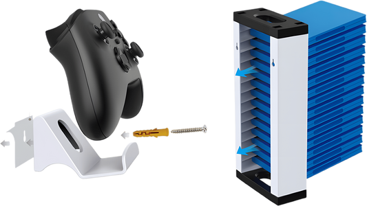 DOBE TP5-1543 Storage Stand For Controller & Disc Rack Wall Mount  for sale in Egypt from Games2Egypt