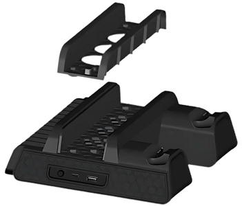 Dobe Cooling Stand with Charging Station for PS4 Console - Black  - Open Sealed  for sale in Egypt from Games2Egypt
