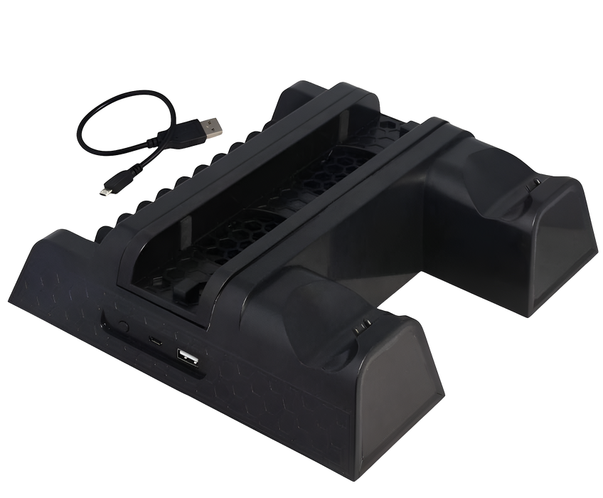 Dobe Cooling Stand with Charging Station for PS4 Console - Black  - Open Sealed  for sale in Egypt from Games2Egypt