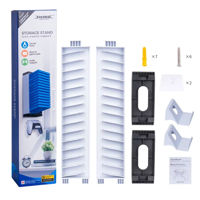 DOBE TP5-1543 Storage Stand For Controller & Disc Rack Wall Mount  for sale in Egypt from Games2Egypt