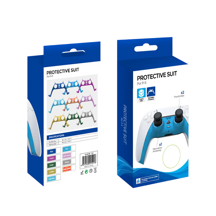 Dobe TP5-1521 Protective suit for PS5 Controller  - Light Blue  for sale in Egypt from Games2Egypt