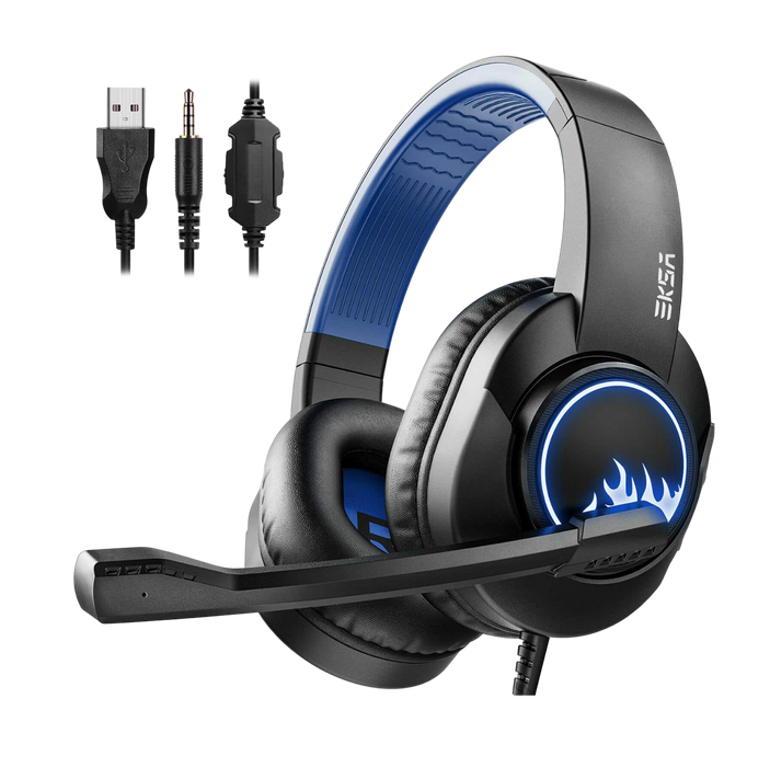 EKSA T8 Wired Gaming Headset - Blue  for sale in Egypt from Games2Egypt