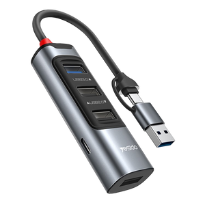Yesido HB20 7 in 1 Hub Adapter USB Docking Station - 100W  for sale in Egypt from Games2Egypt