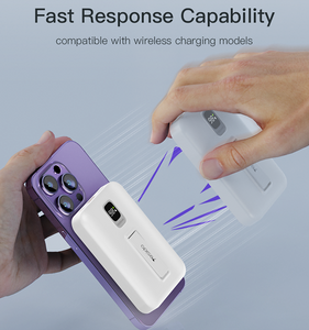 Yesido YP45 10000mah 22.5W Magnetic Wireless Power Bank - White  for sale in Egypt from Games2Egypt