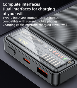 يسيدو YP53 باور بانك 10000mAh PD 20W و22.5W – أسود  للبيع في مصر من خلال Games2Egypt