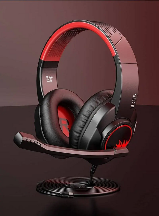 EKSA T8 Wired Gaming Headset - Red  for sale in Egypt from Games2Egypt