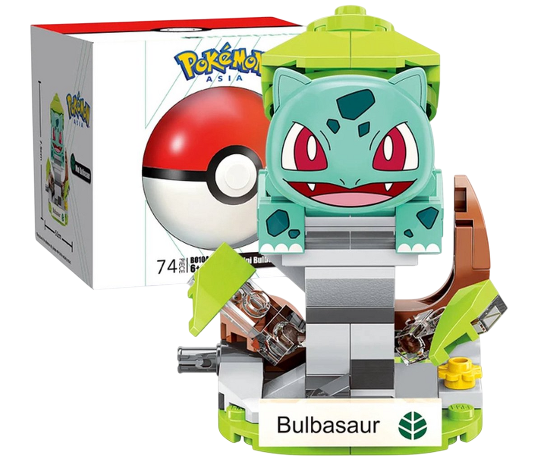 Qman - Keeppley Building Blocks - Pokemon - Mini Bulbasaur - 74Pcs – image 5
