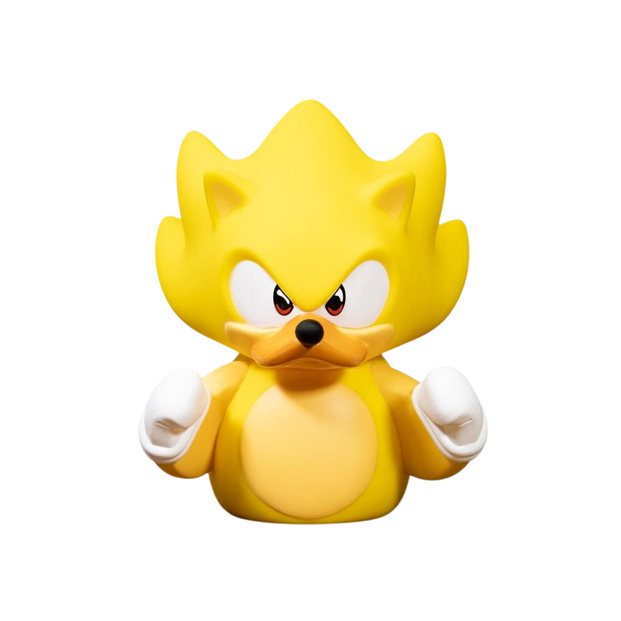 TUBBZ -Sonic The Hedgehog Super Sonic - Rubber Duck Figure 