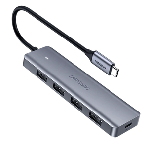 يوجرين USB 3.0 إلى هاب 4 منافذ USB 3.0 مع مزوّد طاقة USB-C (5-في-1)  للبيع في مصر من خلال Games2Egypt