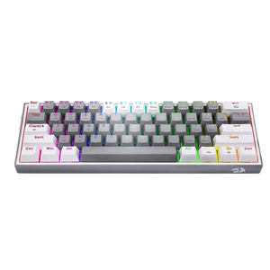 Redragon K616 Fizz Pro RGB 60% Wireless Gaming Mechanical Keyboard – Red Switches - White/Grey  for sale in Egypt from Games2Egypt