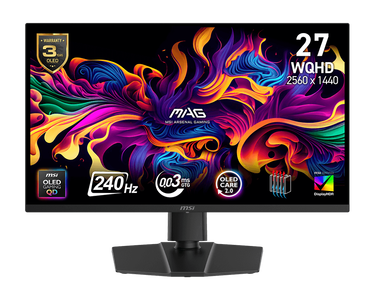 MSI MAG 273QP QD-OLED X24 – 27 Inch WQHD 240Hz - Gaming Monitor  -  for sale in Egypt from Games2Egypt